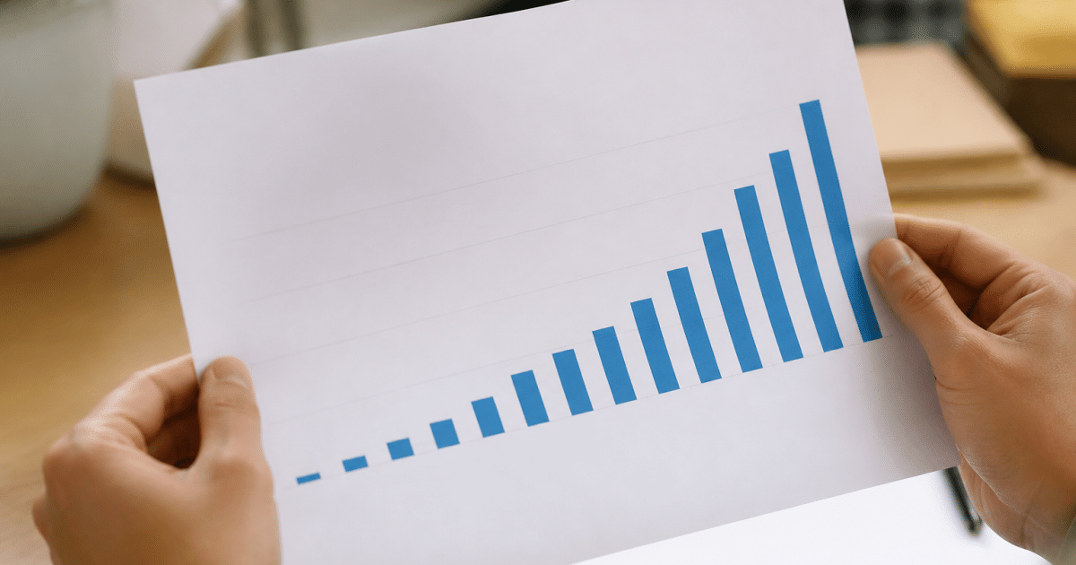 Graphique montrant population Chatillon avec barres verticales croissantes