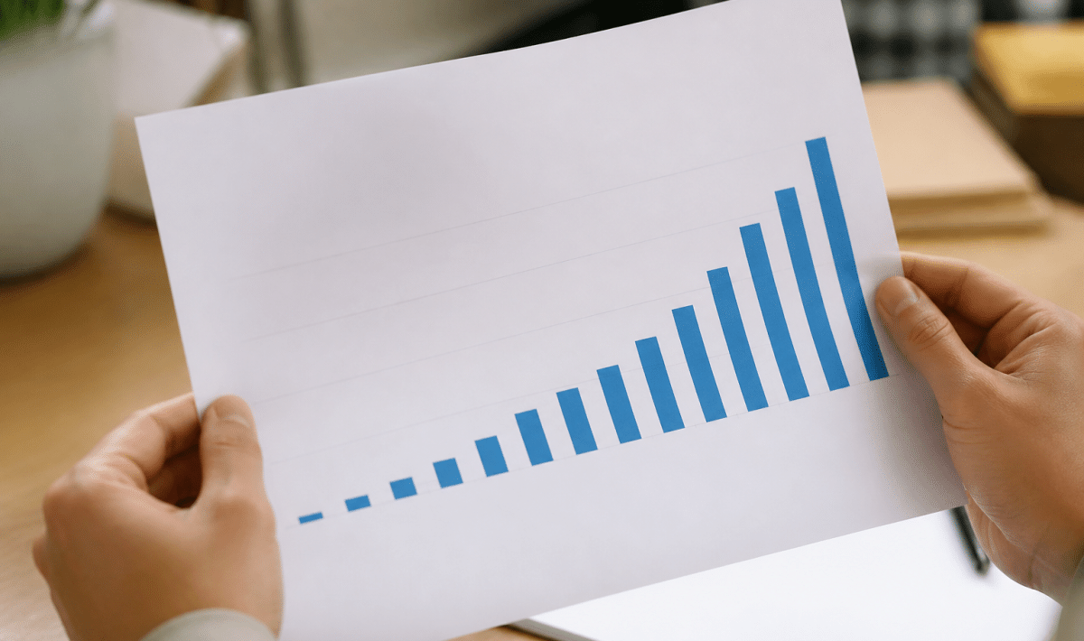 Graphique montrant population Chatillon avec barres verticales croissantes