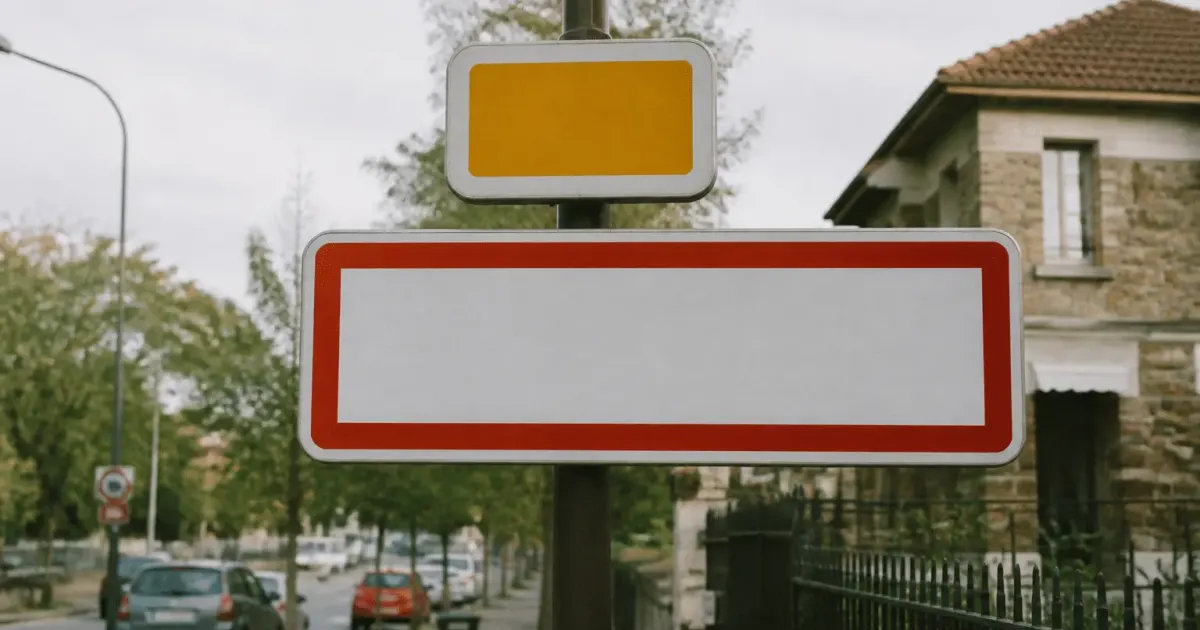 Panneau routier affichant population ville Perreux-sur-Marne France